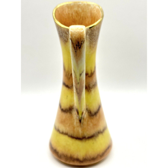 Drip Glaze Pitcher 8” Tall Bay Keramik Mid Century Made West Germany VTG 295-17 - Picture 5 of 7